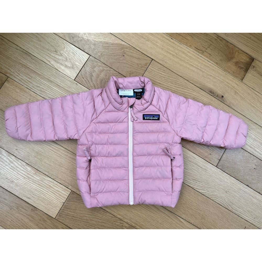 Patagonia Kids Baby Down Pink Puffer Jacket 3-6M 60446 Recycled Down
